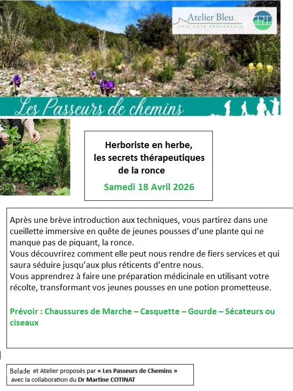 Herboriste en Herbe - 18 Avril 2026
